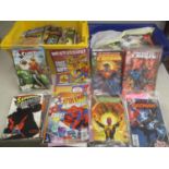 A collection of mainly 1990s DC Marvel and other comics