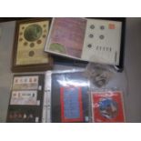 UK coins, an album of New Zealand stamps, an album of ancient Chinese coins