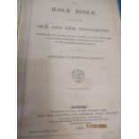 An 1861 Holy Bible printed by C.J. Clay at The University Press