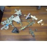 A group of Corgi, Franklin Mint and other model aircraft