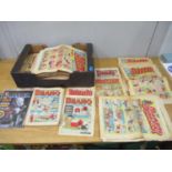 Mainly 1970s Beezer comics including Beano, Dandy and Whizzer and a quantity of other comics