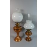 Two Copper Oil Lamps