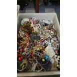 A Tray of Costume Jewellery