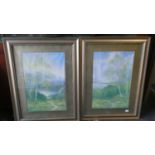 A Pair of Gilt Framed Prints, Silver Birches