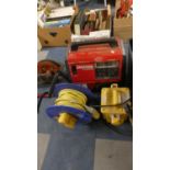 A Honda Portable Generator (Originally for old 4 Star Petrol- Use additive), 110V Transformer and