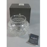A Waterford Crystal Nocturne Collection Cut Glass Bowl in Box