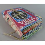 A Collection of 45 League Cup Semi Final Football Programmes Including Nine Aston Villa