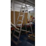 A Seven Step Aluminium Step Ladder