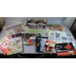 A Box Containing 80 Manchester United Programmes, Bobby Charlton Testimonial Programme, Other