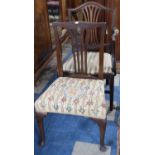 Two 19th Century Mahogany Framed Side Chairs