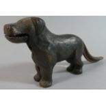 An Early 20th Century Nutcracker in the Form of a Dog, 23cm Long