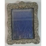 A Silver Photo Frame, 27.5cm High, Missing Back Support, Chester Hallmark