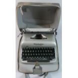 A Vintage Remington Portable Manual Typewriter in Carrying Case