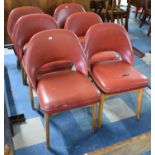 A Set of Six Mid 20th Century Reception Chair for Reupholstery