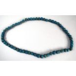 A Vintage Blue Coral Necklace