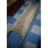 A WWII Canvas and Wooden Stretcher