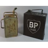 A Vintage Petrol Can and a Paraffin Can