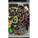 A Tray of Costume Jewellery