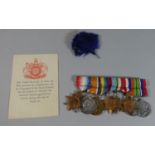 A Collection of WWI and WWII Medals Awarded to Lieut J E Evans, No.1848 Liverpool Regiment