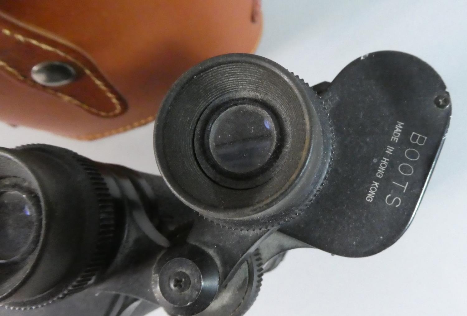 A Pair of Leather Cased Binoculars - Image 2 of 3