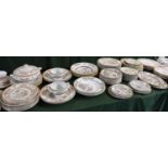 A Large Quantity of Indian Tree Pattern Dinnerwares