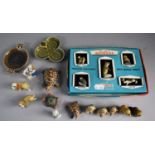 A Boxed Set No.9 Wade Whimsies Together with Collection of Whimsies, Ashtrays etc