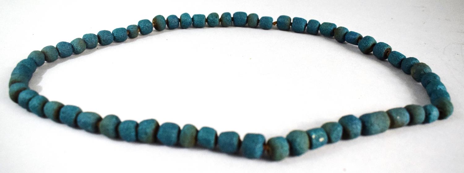 A Vintage Blue Coral Necklace - Image 2 of 2