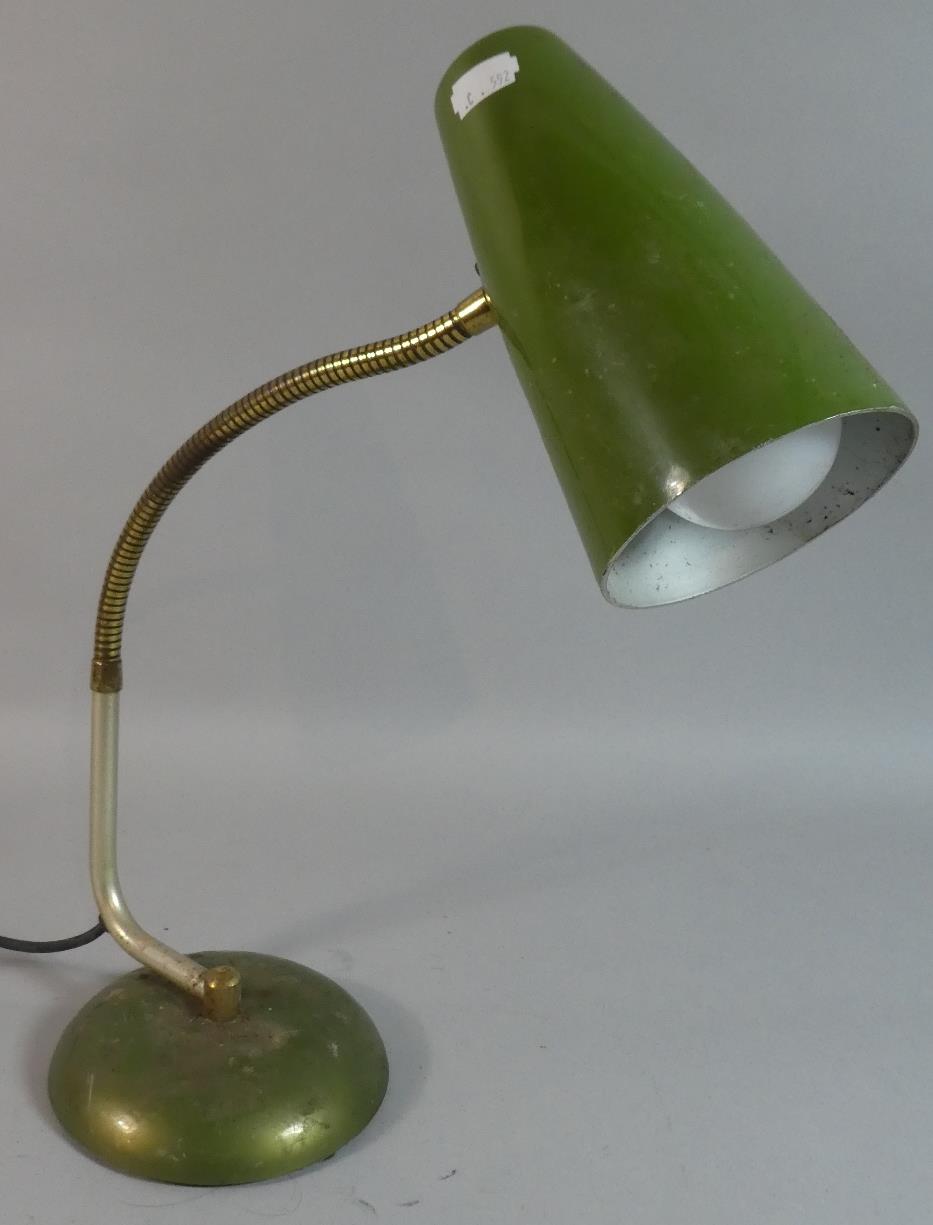 A Vintage Adjustable Desk Top Reading Lamp