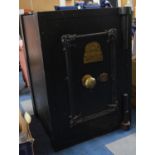 A Vintage Fireproof Safe with Key by John Port, Manchester, 35cm Wide and 74cm High