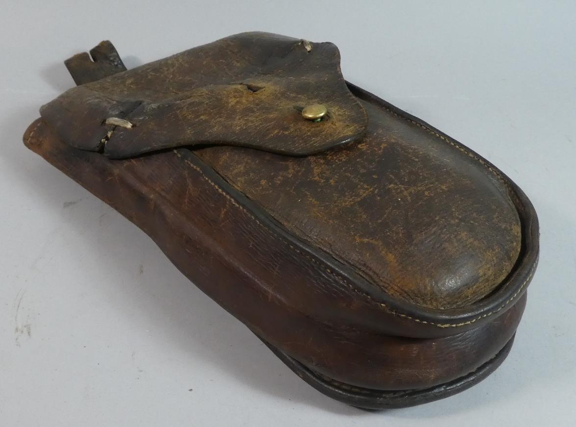 A Boer War Leather Saddle Bag, 39cm High