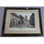 A Framed Photograph of Much Wenlock 1936, The Arnway Bygone Collection