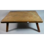 A Mid 20th Century Cut Down Elm Topped Rectangular Occasional Table, 61cm Wide