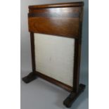 A 19th Century Rosewood Prayer Lectern/Confession Screen with Hinged Shelf and Rise and Fall