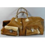 An Animal Skin Ladies Holdall, 74cm Long