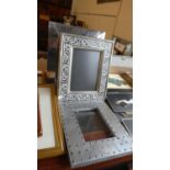 Three Metal Framed Easel Back Photoframes