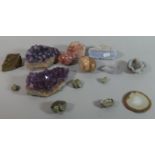 A Collection of Mineral and Crystal Samples
