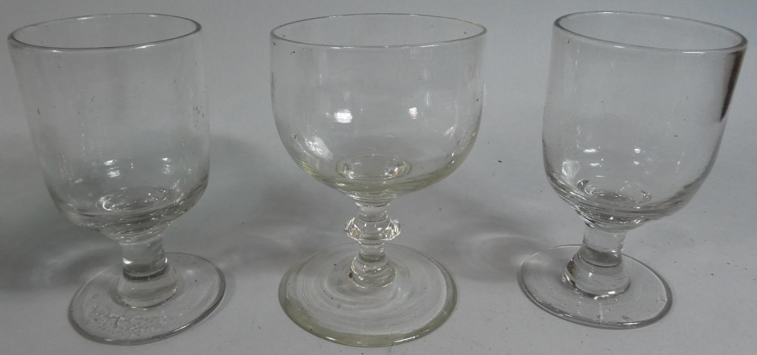 A Collection of Glasses to Include a Set of Six Cut Glass Sherries, Four Coloured Glasses and - Image 2 of 4