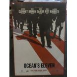 A Cinema Poster for Ocean's 11, 69cm x 97cm