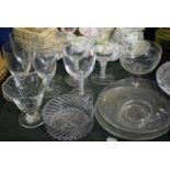 A Tray of Glassware to Include Three Modern Airtwist Wines