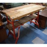 A Metal Framed Multi Purpose Workbench, 'Adapt Bench', 112cm Wide