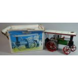 A Mamod Steam Tractor with Original Cardboard Box