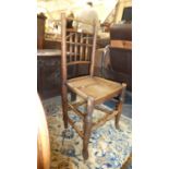 A 19th Century Clun or North Country Spindle Backed Side Chair