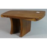 A Wooden Meditation Stool by Stanley Benson, 38cm Wide