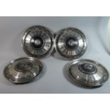 A Set of Four Vintage Rover 2000 Wheel Trims