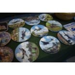 A Collection of Eleven Royal Doulton Decorated RAF Limited Edition Plates, "Heroes of the Sky"