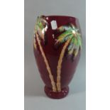 A Beswick Palm Tree Vase, No.1064, 29cm high