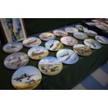 A Collection of Eighteen Coalport and Royal Doulton WWII RAF Plates