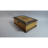 A Vintage Cuban Cigar Box, H Upmann, "Flor", 28cm Wide, Bottom Rim AF