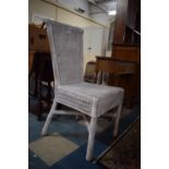 A Loom Bedroom Chair Painted White