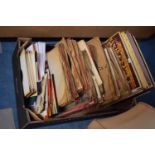 A Box Containing a Large Quantity 45rpm, 33rpm and 78rpm Records